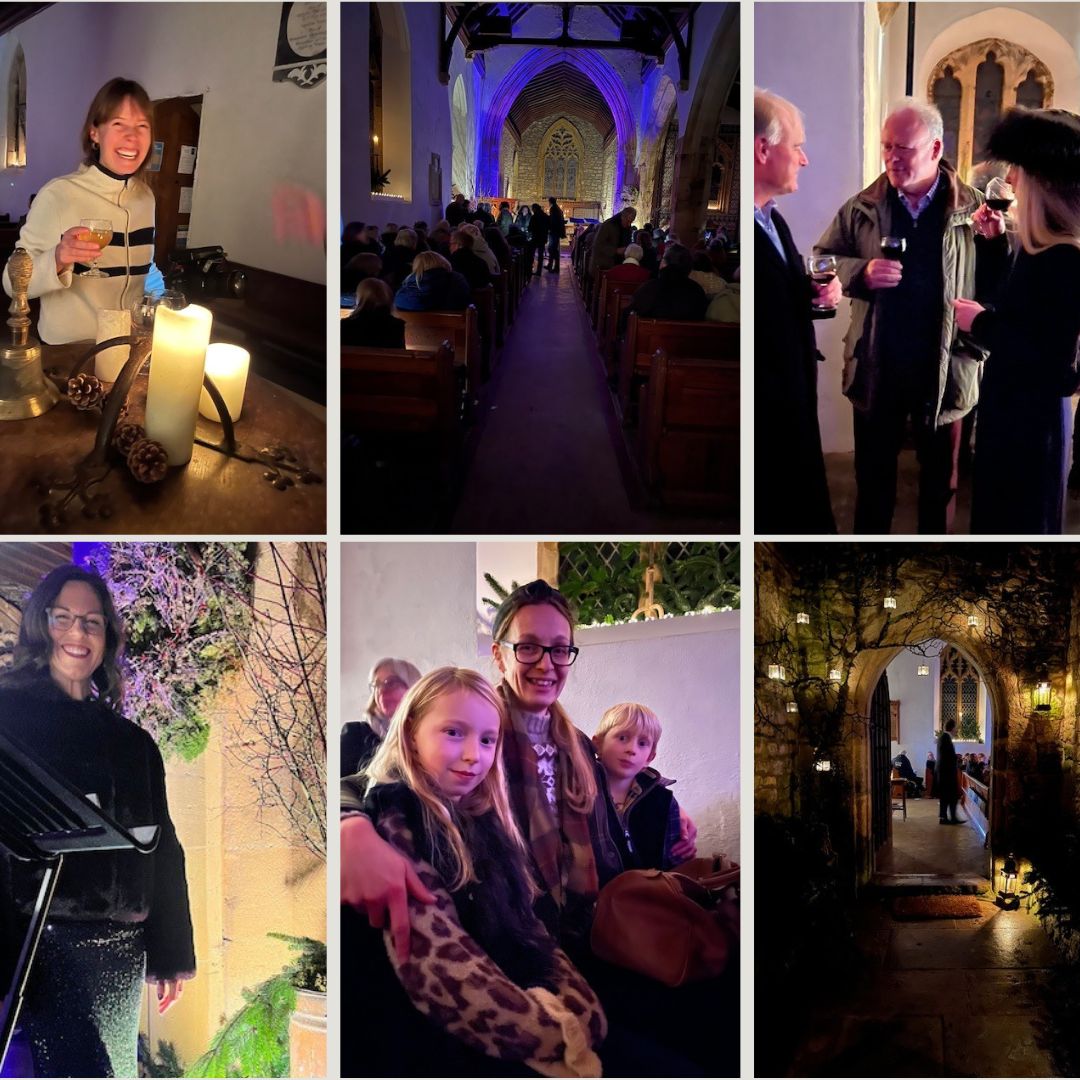 collage of images from event